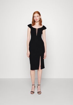 WAL G. MELANIE MIDI DRESS - Kokteilinė suknelė / vakarėlių suknelė - black