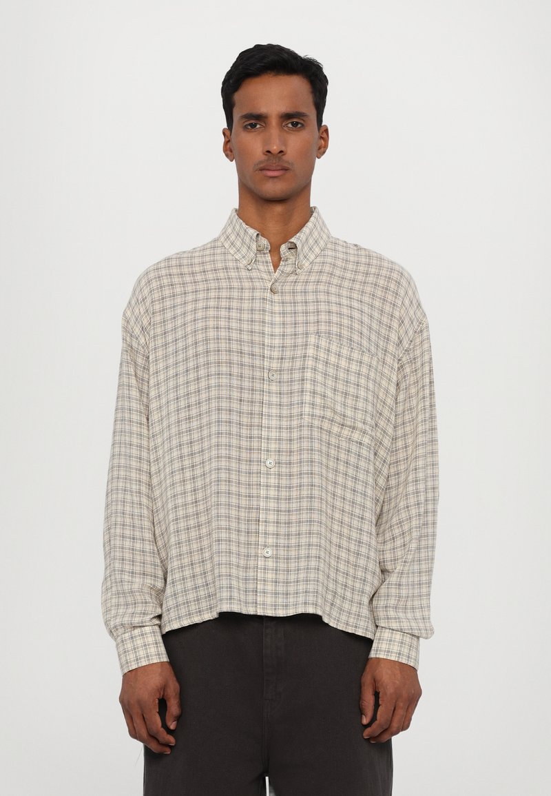 Won Hundred MAZA CHECK - Camisa - white
