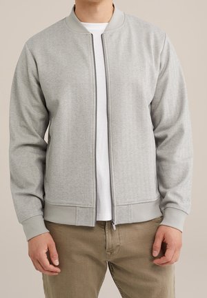 Strickjacke - light grey