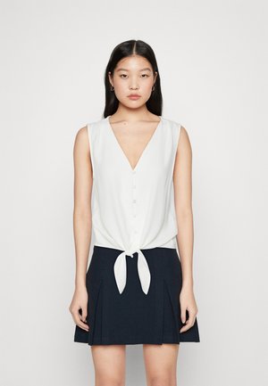 JDYVIOLET LIFE KNOT - Blouse - white