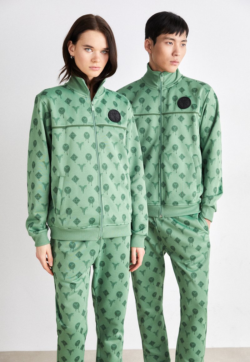 Carlo Colucci TRACKSUIT JACKET UNISEX - Cipzáras pulóver - light green