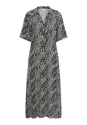 b.young, BYMM ONECK - Robe chemise - nature vibes meteorite