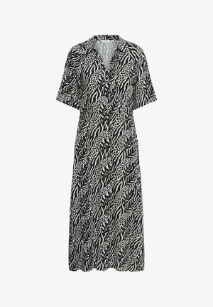 b.young, BYMM ONECK - Robe chemise - nature vibes meteorite