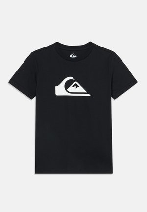 Quiksilver, LOGO - T-shirt con stampa - black