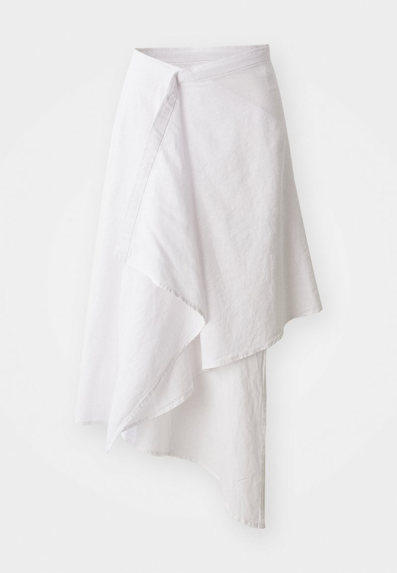 Jupe A-line Modcloth Abloom With Bliss Taille XXS - Blanche, Brodée, Neuf Sans étiquette