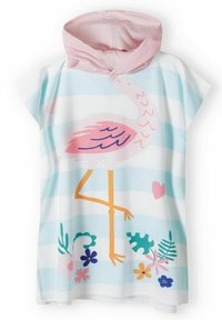 MINOTI - HOODED TOWELLING COVERUP - Accessoire de plage - light pink/blue/white Image miniature 1