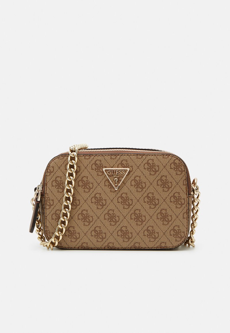 Guess NOELLE CROSSBODY CAMERA Across body bag latte/brown/brown Zalando.ie