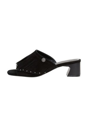 Pepe Jeans, W11 CARINE FRINGES W - Ciabattine con tacco - black
