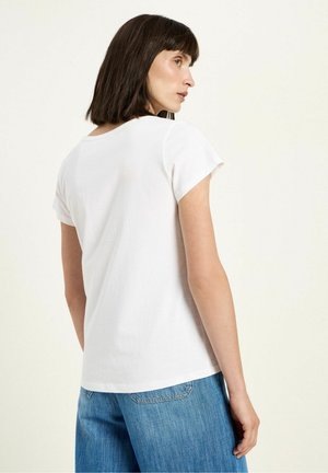 LANIUS, KURZARMSHIRT (GOTS) - T-Shirt basic - white