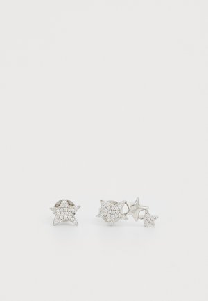 Zadig & Voltaire NOVA STRASS EARRINGS - Ohrringe - shiny silver-coloured