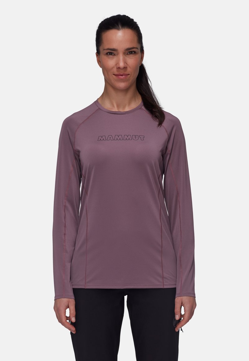 Mammut SELUN LONGSLEEVE WOMEN LOGO - Maglietta a manica lunga - flux