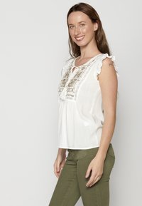 Koroshi SHORT SLEEVE - Camicetta - blanco/white