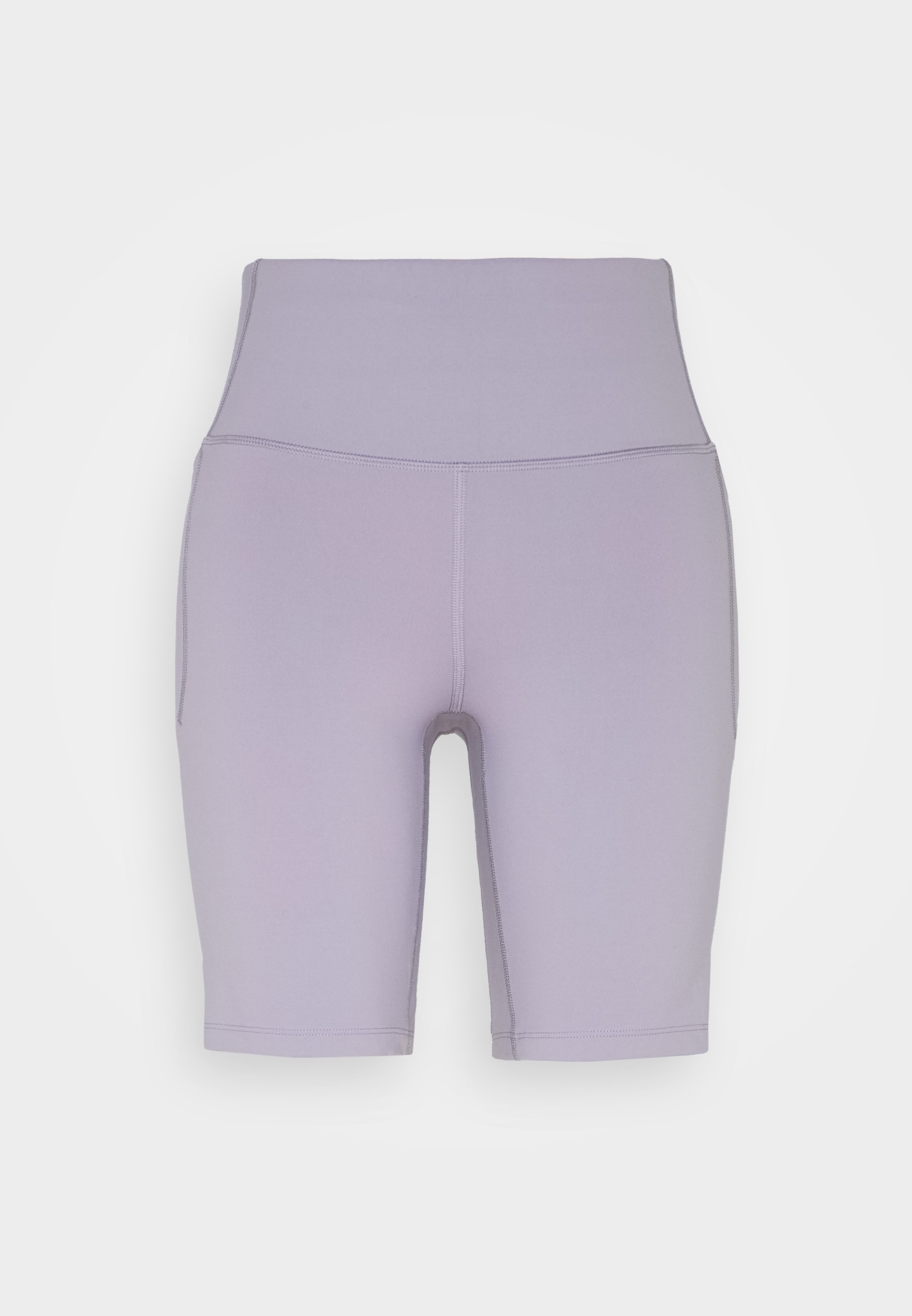 purple cycling shorts
