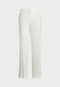 LINEN RELAXED STRAIGHT PANT - Auduma bikses - nevis
