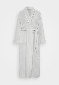 SO SOFT SHAWL COLLAR LONG ROBE - Peignoir - grey