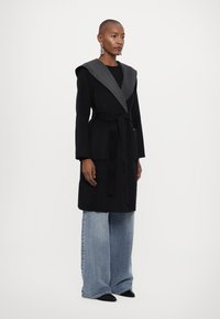 MICHAEL Michael Kors HOODED WRAP COAT - Κλασικό παλτό - charcoal