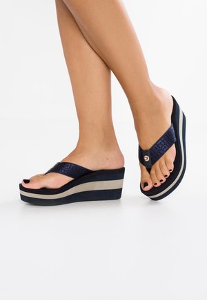 Tommy Hilfiger, Mules à talons - dark blue