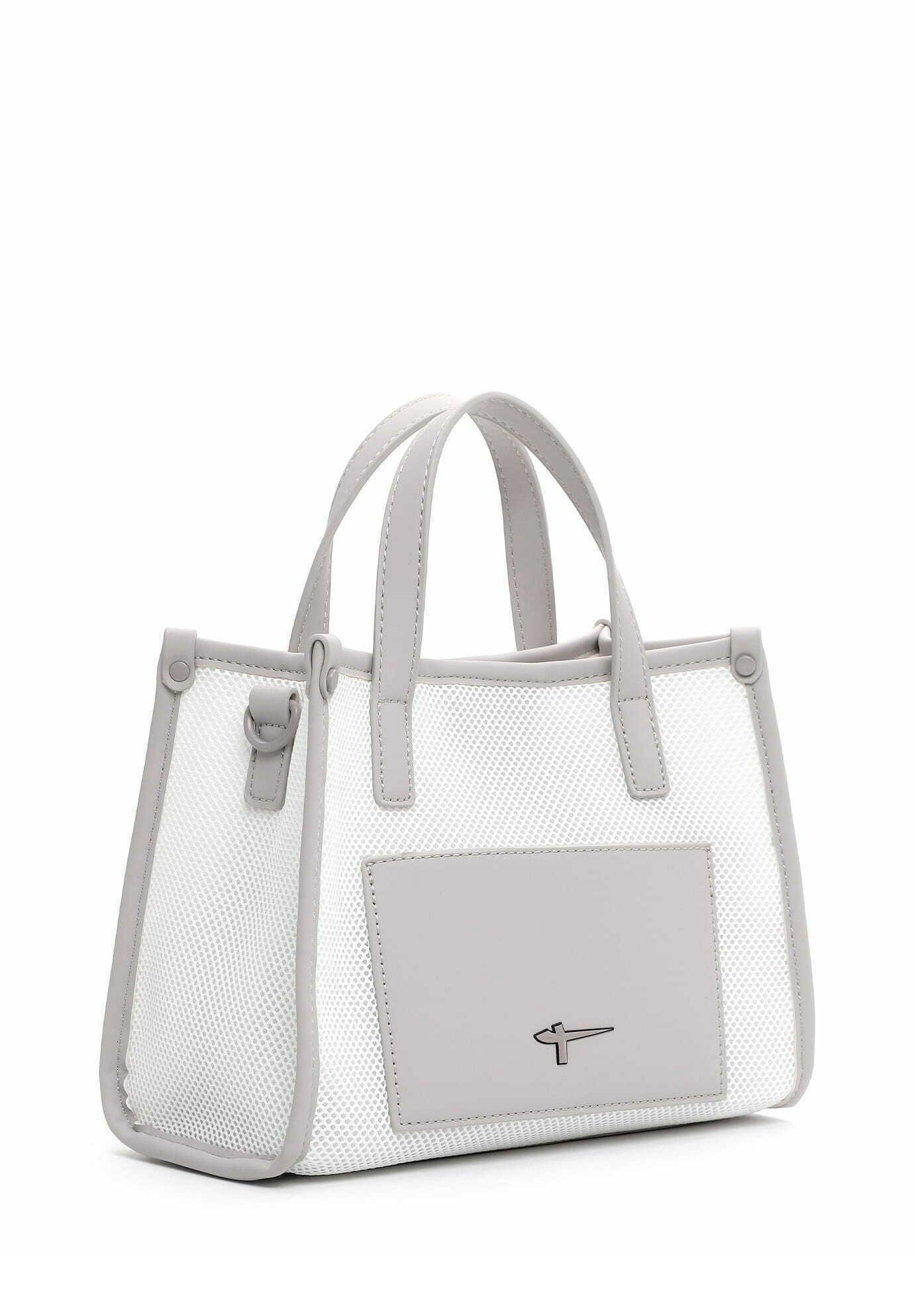 Tamaris Florentina Umhängetasche In Lightgrey | 28 X 19 X 11 Cm, Verstellbarer Gurt | Aus Polyester