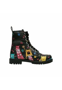 Dogo Lace-up ankle boots - schwarz grün