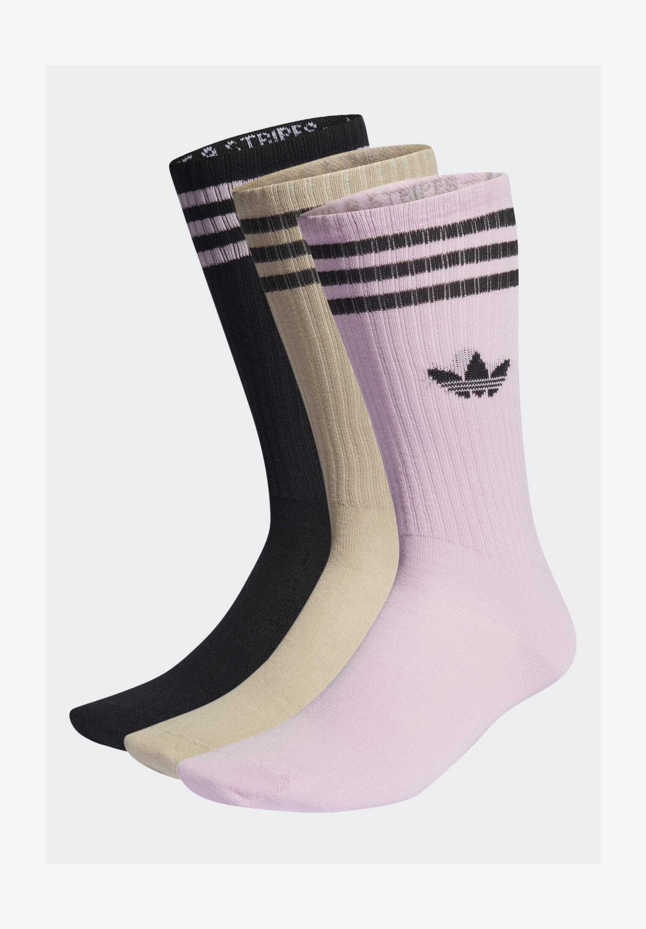 adidas Originals HIGH CREW SOCK UNISEX PACK Socks black