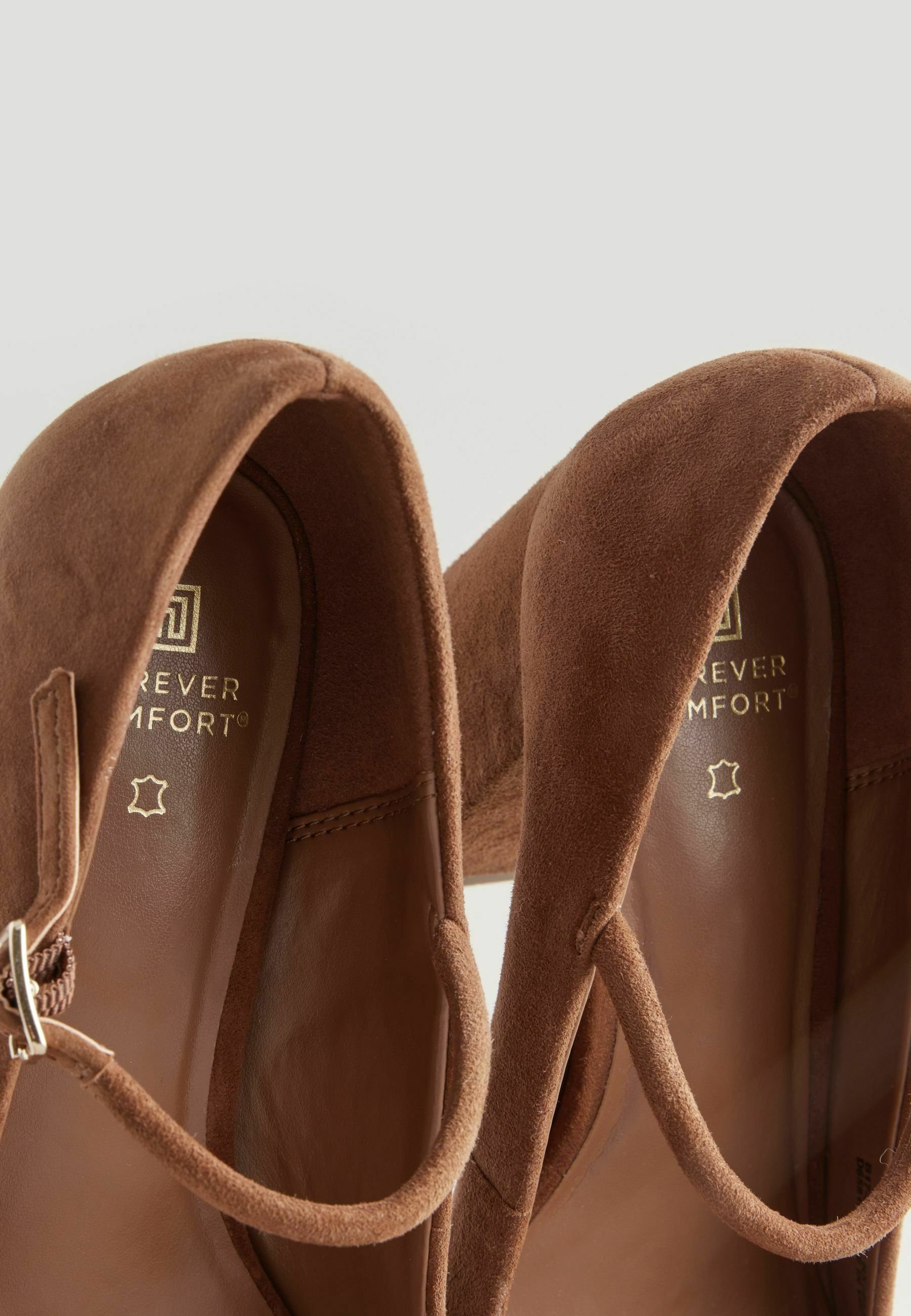 「MUVEIL×Offen」round-MARYJANE 37 Miluxas Women's Chunky Low Block Heels Mary Jane Closed Toe