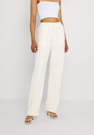 SEAN JOHN X MG TRACKSUIT BOTTOM - Pantaloni sportivi - ecru