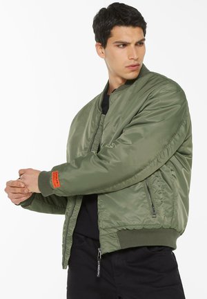 Harlem Soul Bomber Jacket - deep khaki