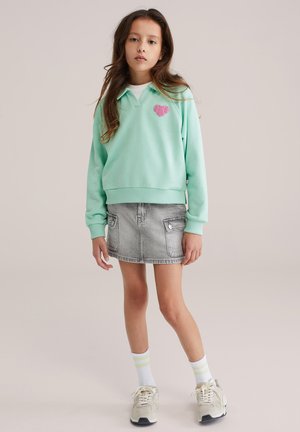 BLUE RIDGE - Jupe en jean - light grey