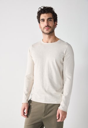 LINEN MIX - Jumper - stone
