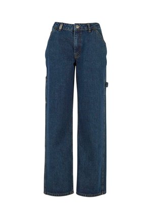 Straight leg jeans - raw sand