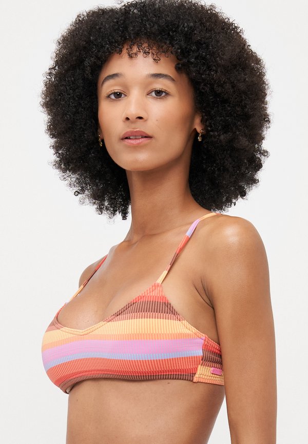 SUNSET STRIPE BRALETTE - Bikini top2