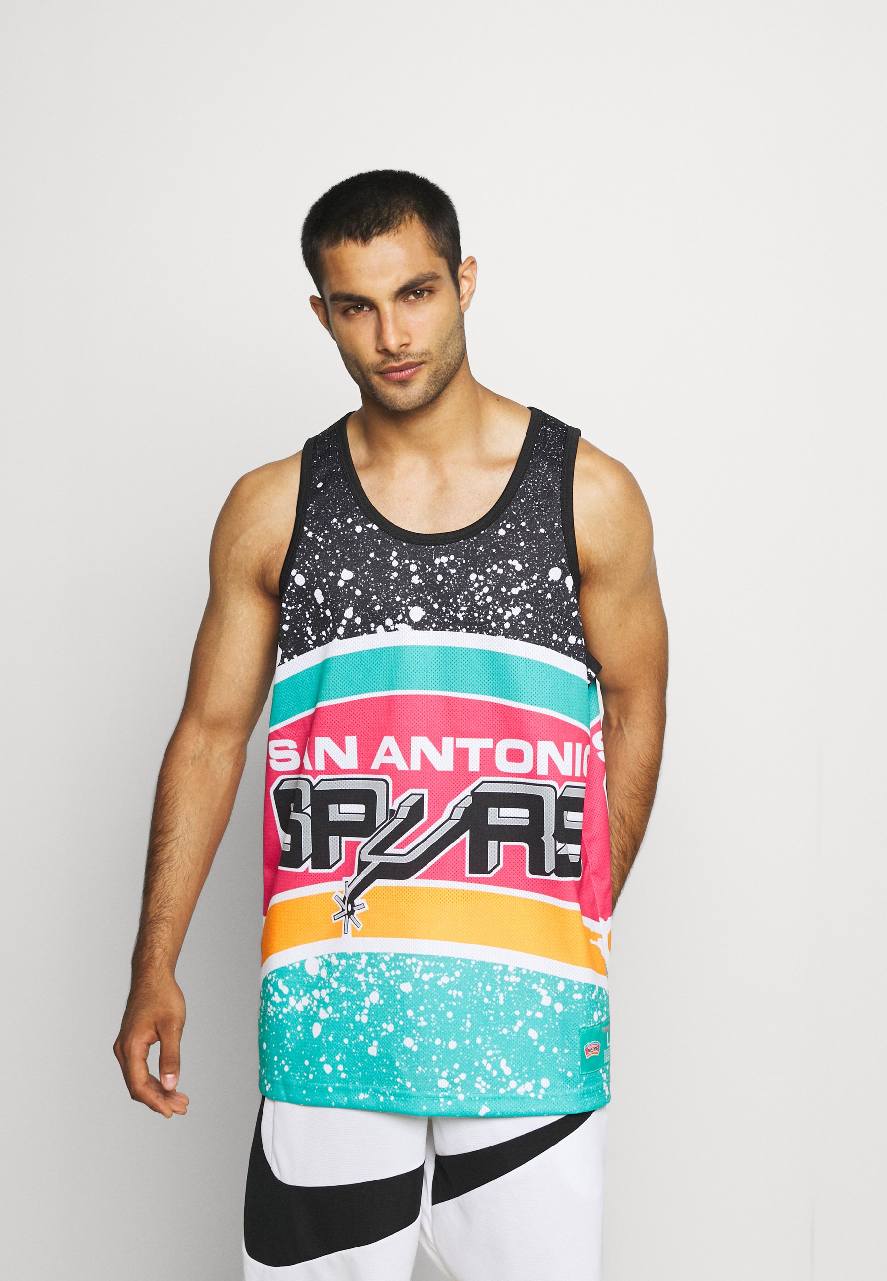 Mitchell \u0026 Ness NBA SAN ANTONIO SPURS JUMBOTRON SUBLIMATED TANK - Camiseta  NBA - teal/turquesa - Zalando.es
