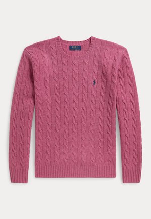 Polo Ralph Lauren, CABLE-KNIT WOOL-CASHMERE SWEATER - Svetrík - thulian pink heather