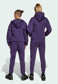 adidas Performance JUNIOR - Träningsbyxor - aurora plum   aurora black