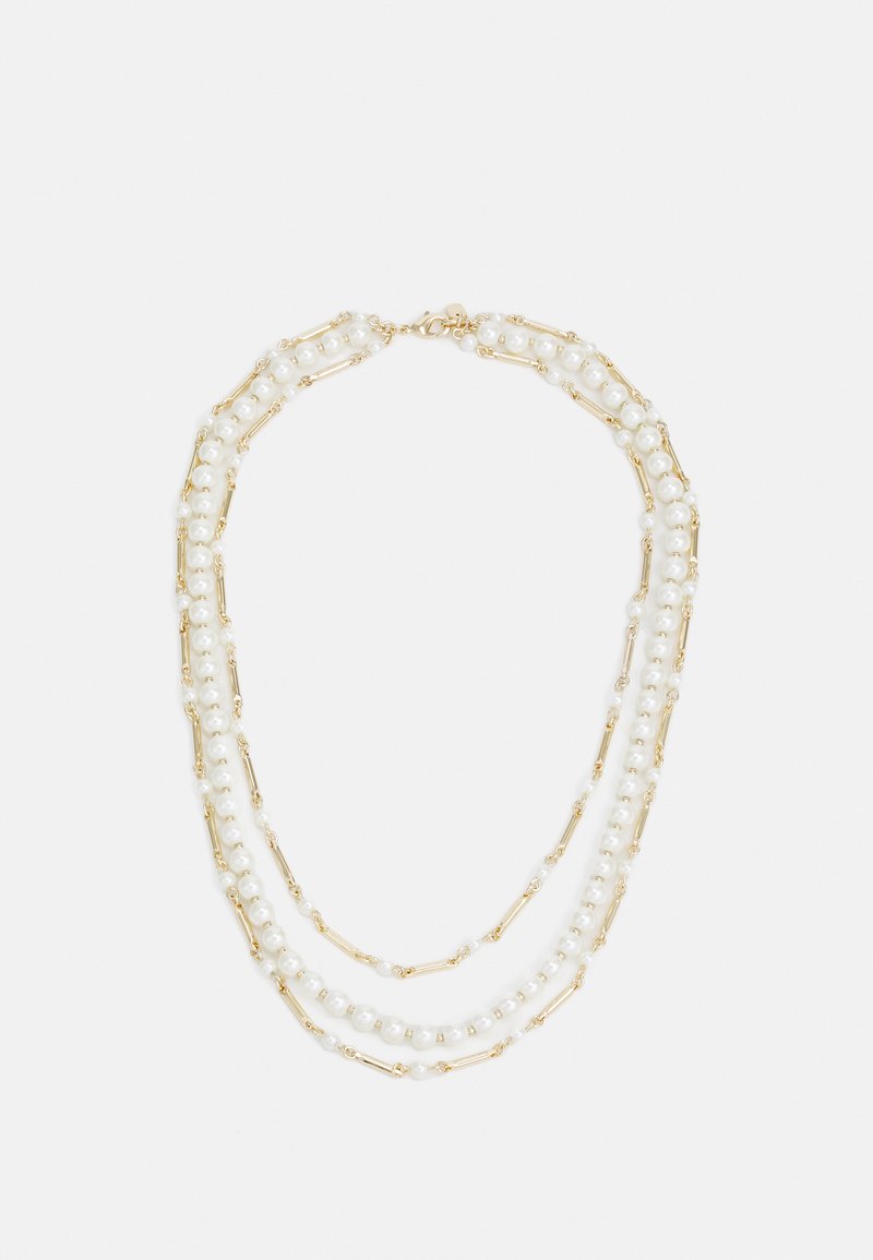 Lauren Ralph Lauren MULTIROW COLLAR - Collier - gold-coloured/white
