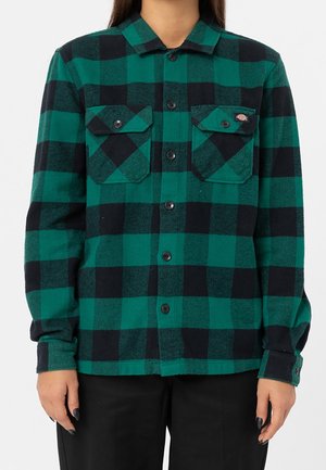 Hemdbluse - dark green