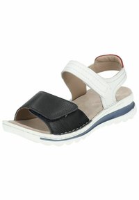 ara Sandali con zeppa - blau weiss rot