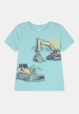 TIER GRAPHIC TEE - T-Shirt print - turquoise