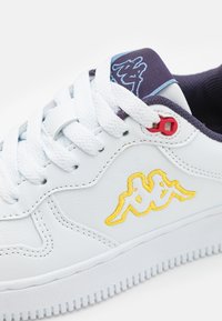 Kappa UNISEX - Sneakers - white/green dark/yellow