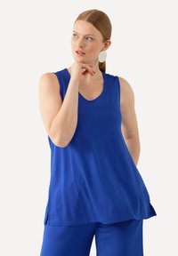 Ulla Popken STRETCH  - Linne - blue
