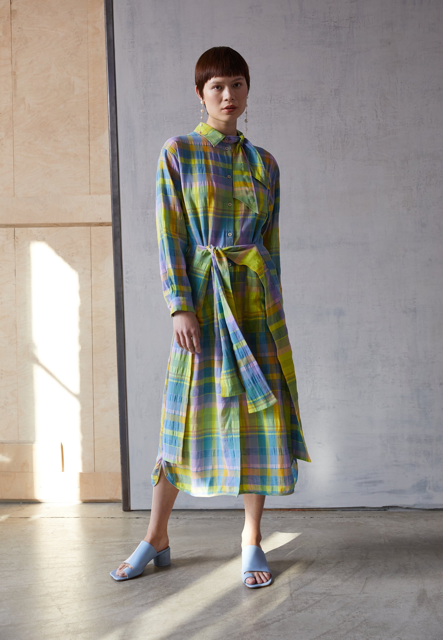 Henrik Vibskov FLUTE DRESS - Blousejurk - yellow/geel - Zalando.nl