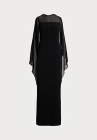 CAPE GEORGETTE GOWN - Festklänning - black