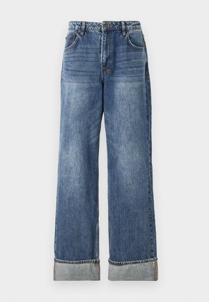 Ksubi LOW RIDER CUFFED AGED - Jeans Straight Leg - blue denim