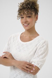 LCSINA PUFF POINTELLE - Blouse - snow white