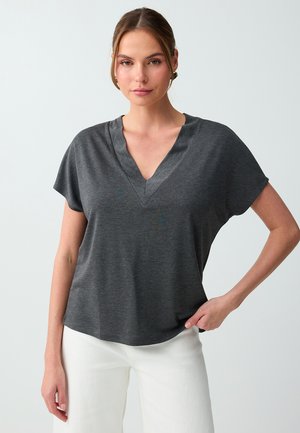 Jimmy Key, Basic T-shirt - anthracite