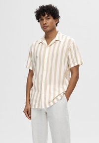 Selected Homme SLHREG-AIR MIX - Marškiniai - pure cashmere