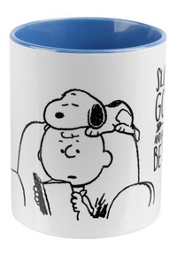 Snoopy THE PEANUTS TASSE SNOOPY-SLEEP IS GOOD AND BOOKS ARE BETTER - Trinkflasche - weiß blau