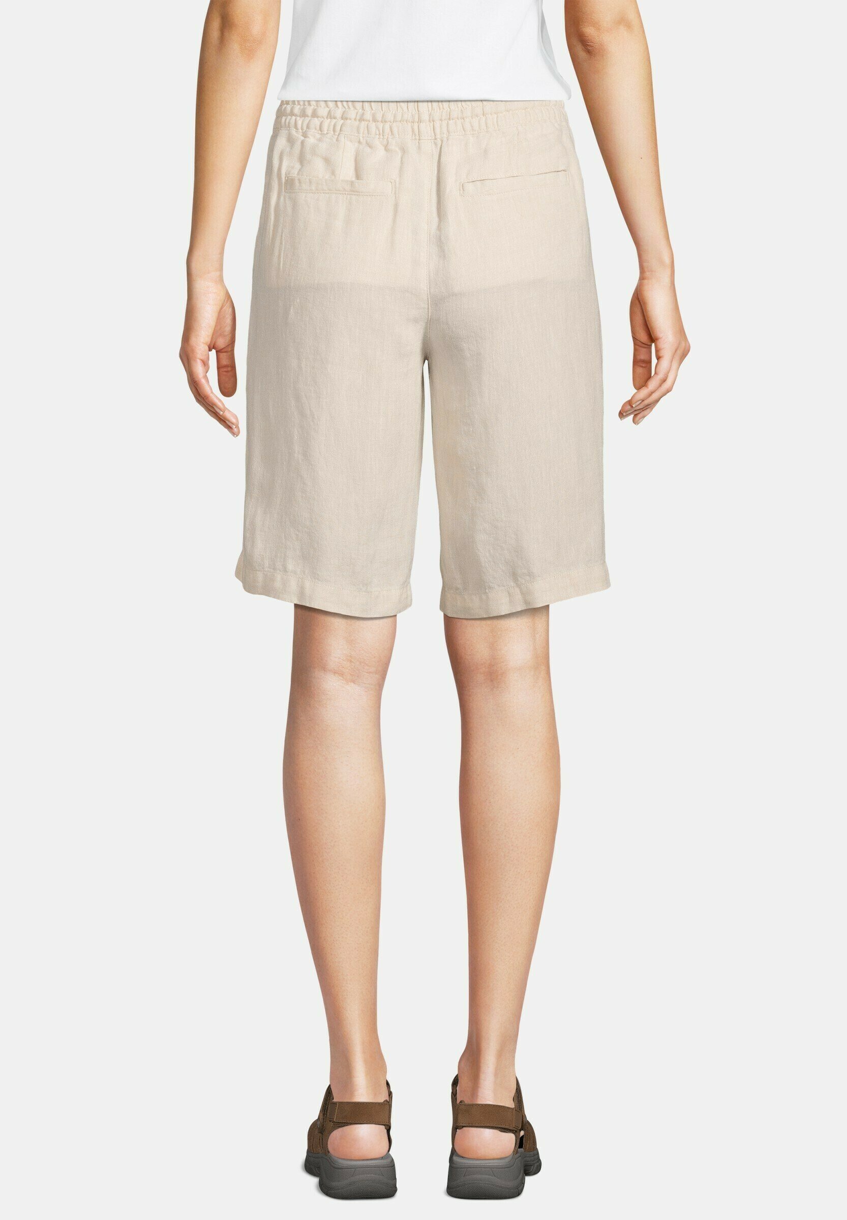 LANDS' END Shorts - flax linen/brown 