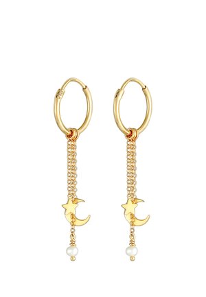 Elli HALF MOON STAR - Pendientes - gold-coloured