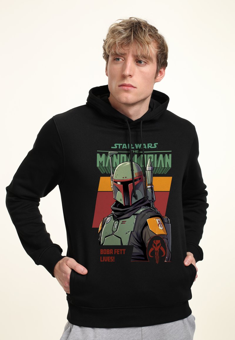 Star Wars STAR WARS THE MANDALORIAN FETT LIVES - Jersey con capucha - black